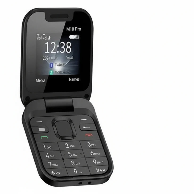 Portable Foldable Phone with Dual SIM and Bluetooth