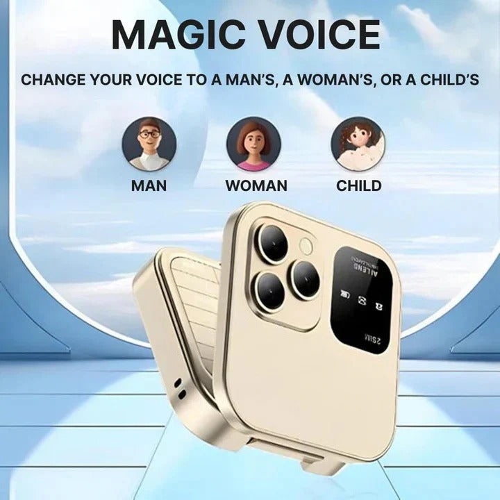 Portable Foldable Phone with Dual SIM and Bluetooth