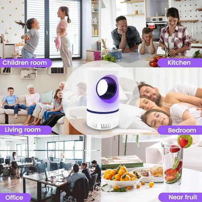 USB Powered Insect Trap with UV Light and Removable Tray