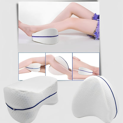 Memory Foam Knee Pillow for Side Sleeping Support