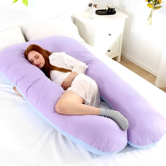 Full Length Body Pillow with U Shaped Design
