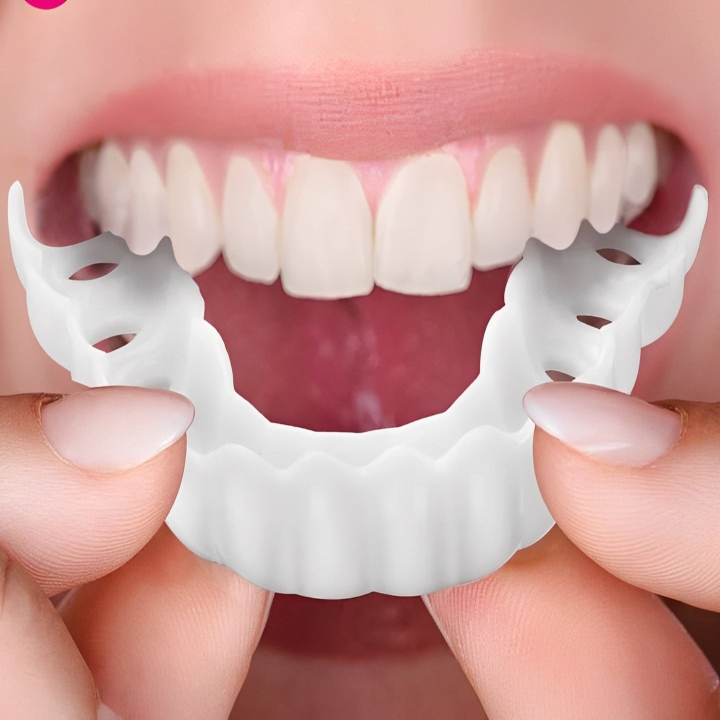 Removable Snap On Smile Cover with Adjustable Fit