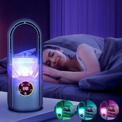 Portable Evaporative Air Cooler with Blade Free Design