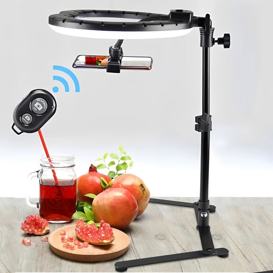 Ring Light Tripod Stand with Adjustable Phone Holder
