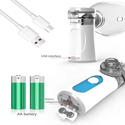 Portable Handheld Nebulizer with Dual Mist Modes