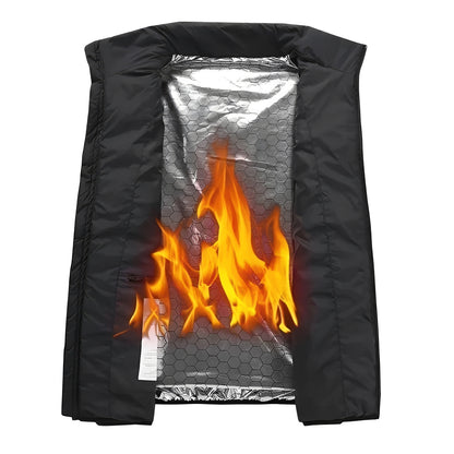 Unisex Heated Vest with USB Connectivity and Overheat Protection and Machine Washable Material