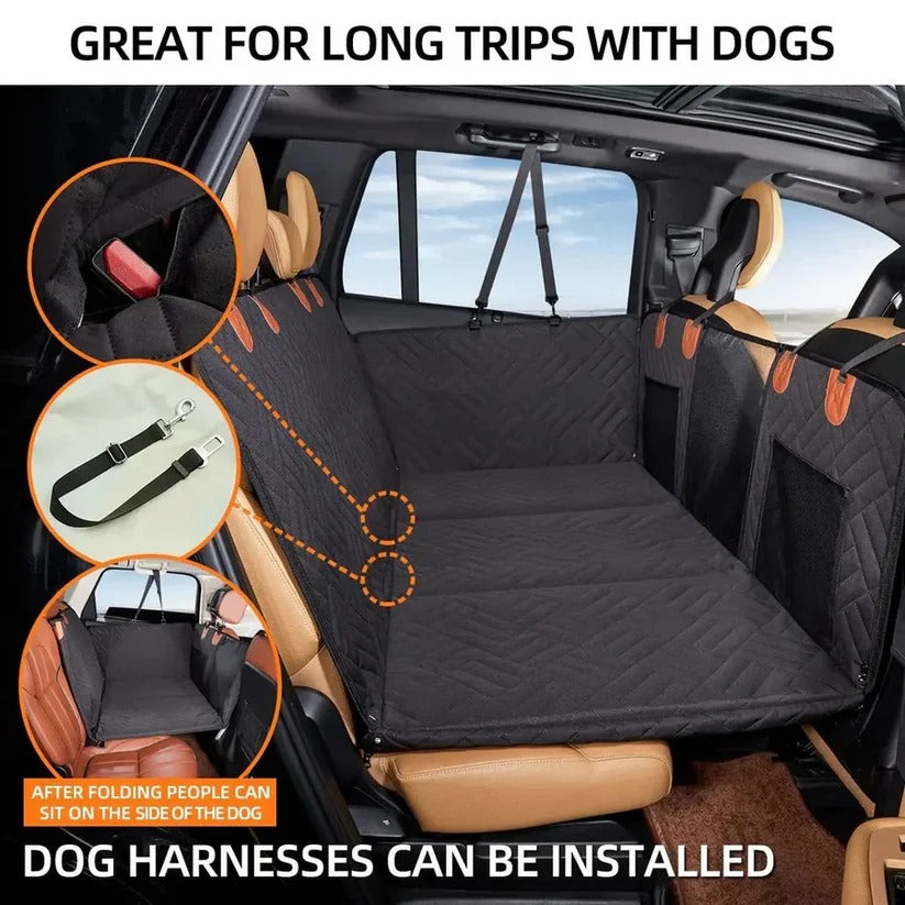 Dog Car Seat Extender with Non Slip Surface and Solid Internal Board
