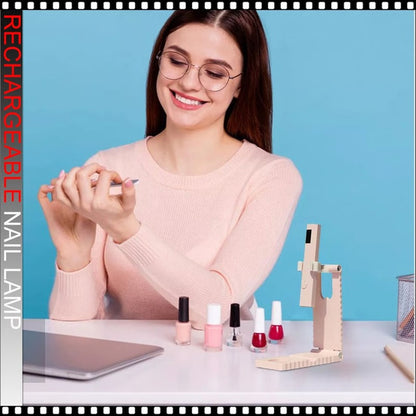 Portable UV Nail Light with Rechargeable Battery