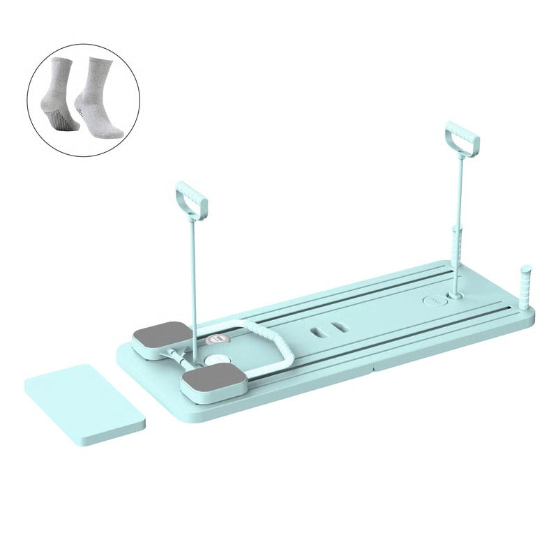 Core Strength Training Board with Integrated Timer and Foot Straps
