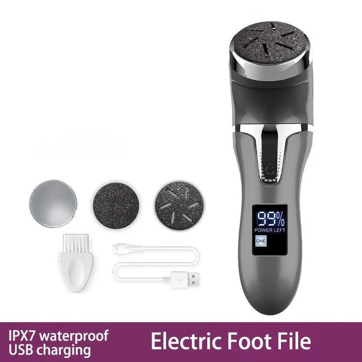Rechargeable Electric Foot Callus Shaver with Dual Speed Settings
