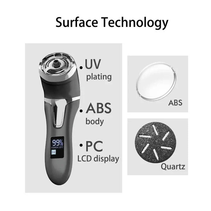 Rechargeable Electric Foot Callus Shaver with Dual Speed Settings