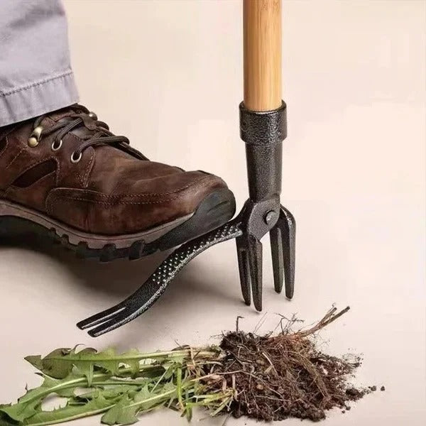 Stand Up Weeder with Four Claw Grasping Head