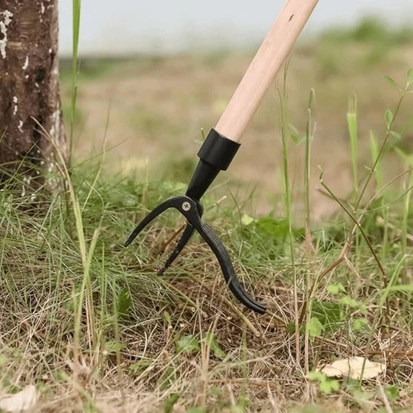 Stand Up Weeder with Four Claw Grasping Head