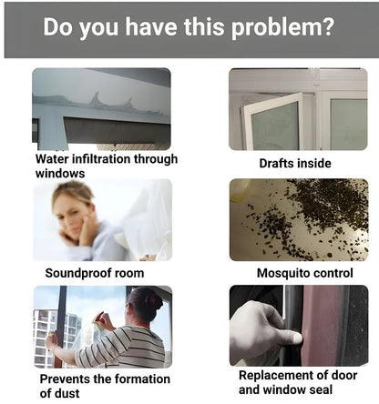 Adhesive Under Door Weather Seal for Interior and Exterior Use