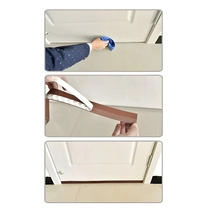 Adhesive Under Door Weather Seal for Interior and Exterior Use