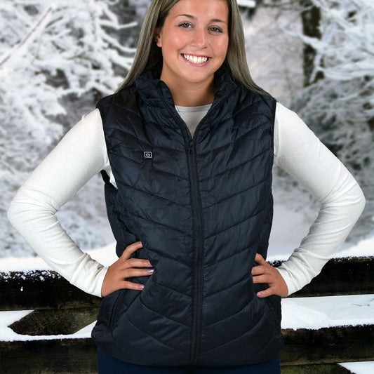 Heated Outerwear with Breathable Mesh Lining and 3 Heat Levels