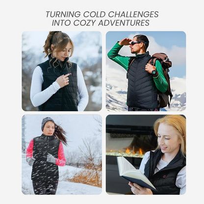 Heated Outerwear with Breathable Mesh Lining and 3 Heat Levels