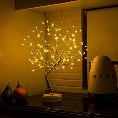 Spirit Tree Table Lamp with Warm White LED Illumination