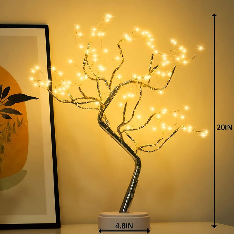 Spirit Tree Table Lamp with Warm White LED Illumination