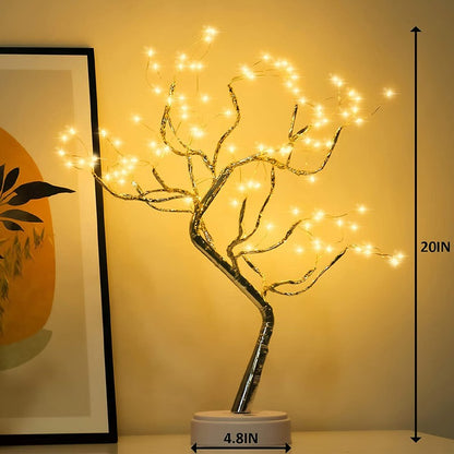 Spirit Tree Table Lamp with Warm White LED Illumination