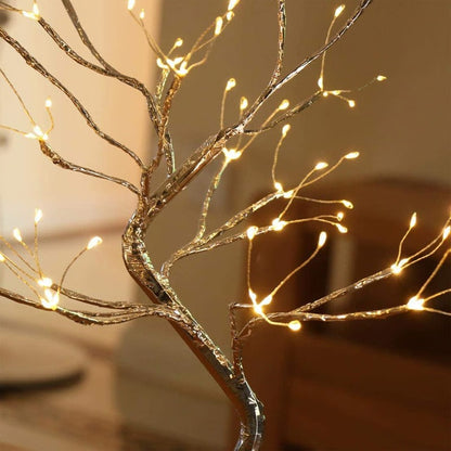 Spirit Tree Table Lamp with Warm White LED Illumination