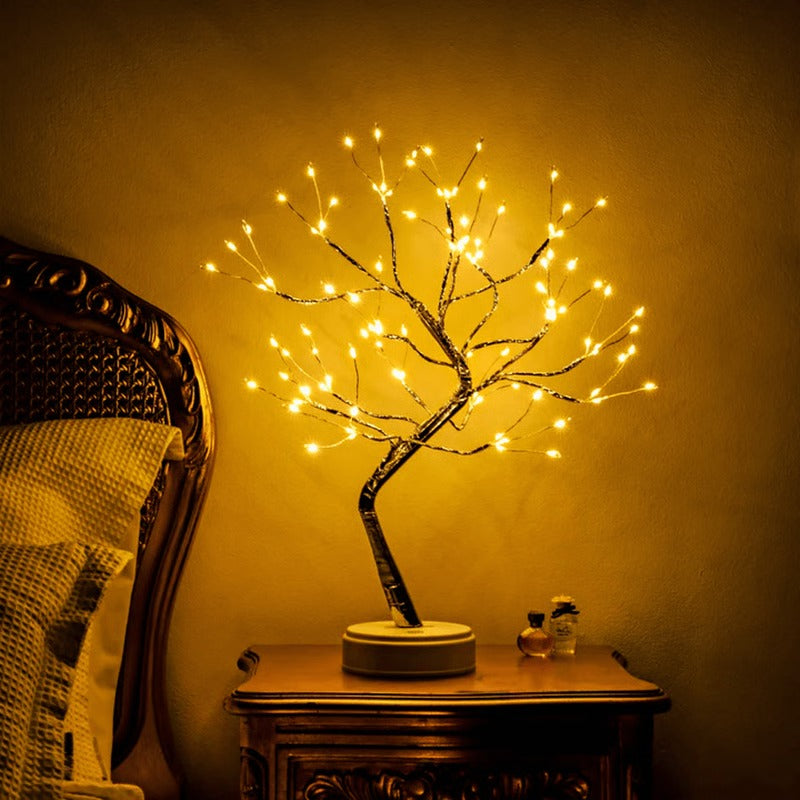 Spirit Tree Table Lamp with Warm White LED Illumination