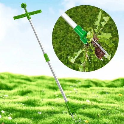 Mechanical Weed Puller with Handle and Foot Pedal Operation