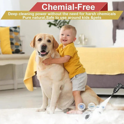 Portable Steam Cleaner with 2500W Power for Multi-Surface Cleaning