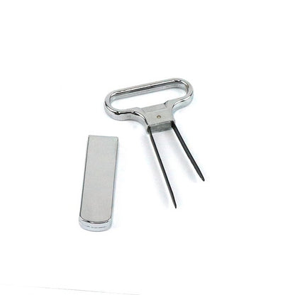 Professional Two-Prong Wine Opener for Old Red Wine with Metal Construction