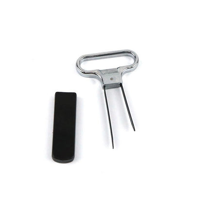 Professional Two-Prong Wine Opener for Old Red Wine with Metal Construction