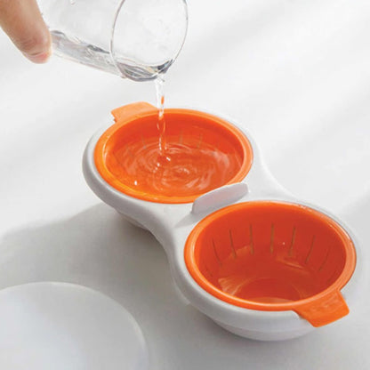 Rapid Microwave Egg Cooker for Poached and Scrambled Eggs