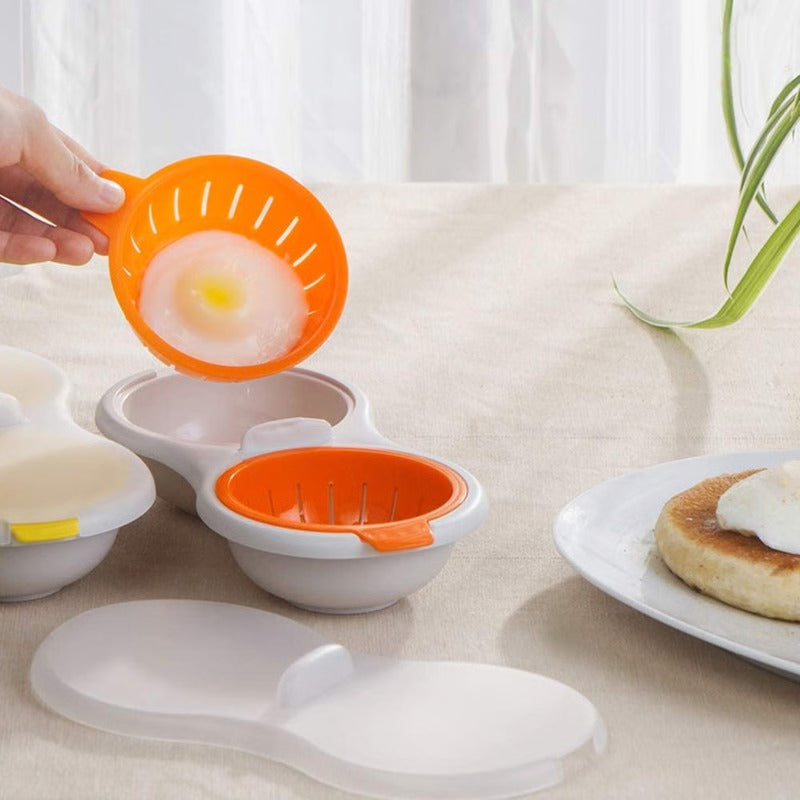 Rapid Microwave Egg Cooker for Poached and Scrambled Eggs