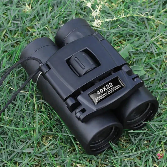 Foldable 40×22 Binoculars with Central Focus