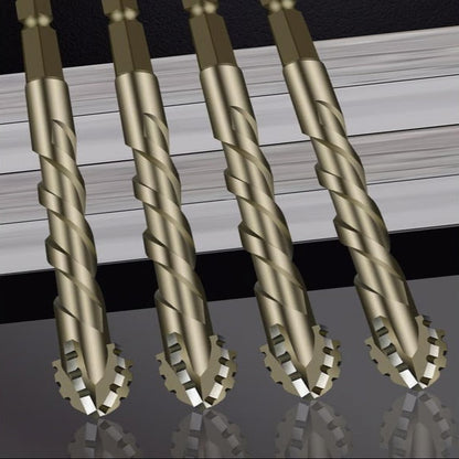 Heavy Duty Dry Drilling Eccentric Bit with Four-Edge Serrated Technology