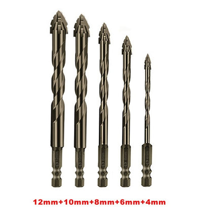 Heavy Duty Dry Drilling Eccentric Bit with Four-Edge Serrated Technology
