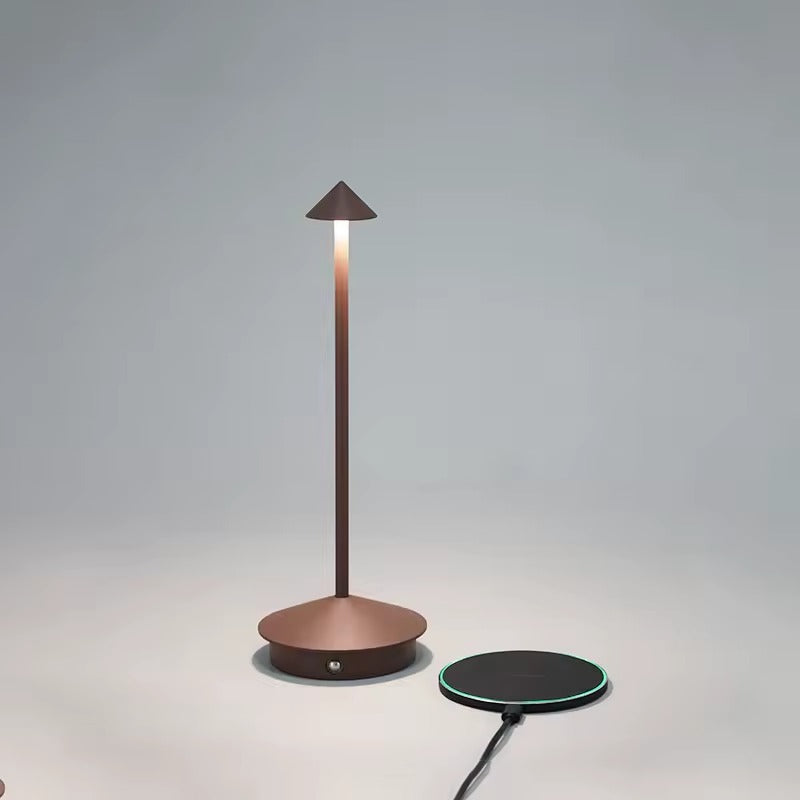 LED Desk Lamp with Rechargeable Battery and Touch-Control