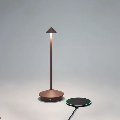 LED Desk Lamp with Rechargeable Battery and Touch-Control