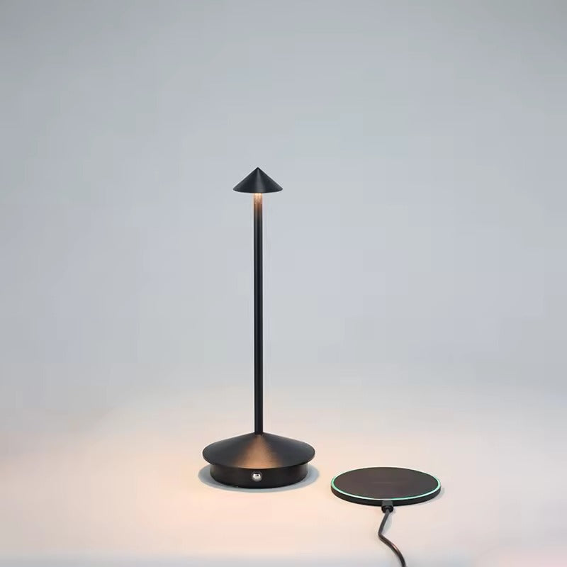 LED Desk Lamp with Rechargeable Battery and Touch-Control