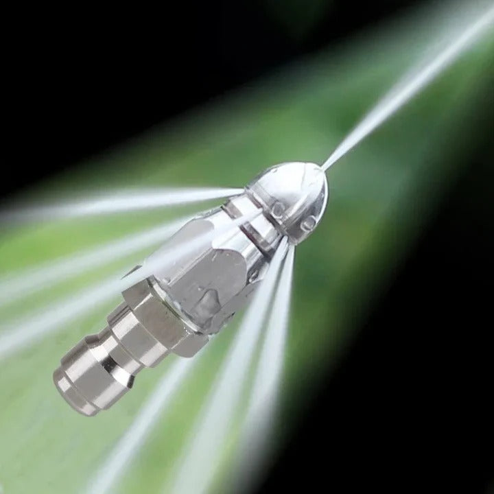 Stainless Steel Sewer Jetter Nozzle Attachment for Pipe and Drain Cleaning
