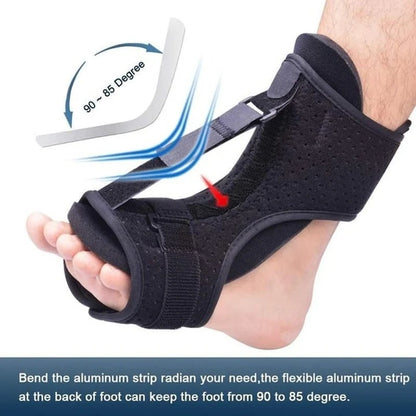 Nighttime Foot Support Brace with Adjustable Straps