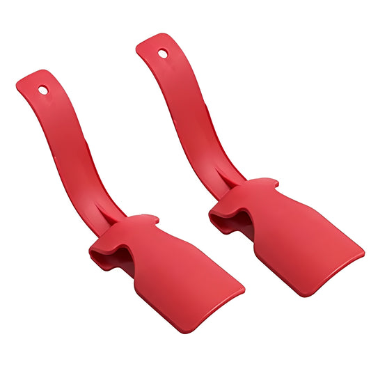 Curved Clip On Shoe Horn for Slip On and Lace Up Shoes