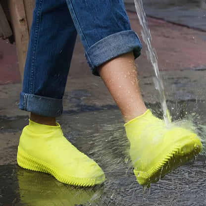 Reusable Silicone Shoe Covers for Wet Conditions and Outdoor Use