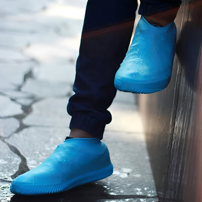 Reusable Silicone Shoe Covers for Wet Conditions and Outdoor Use