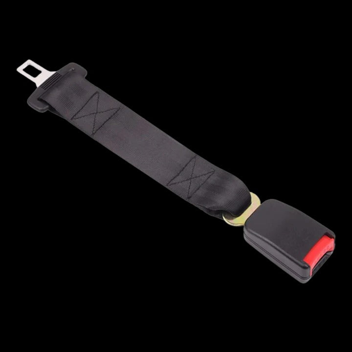 Vehicle Seat Belt Extension Strap with Metal Tongue Connector