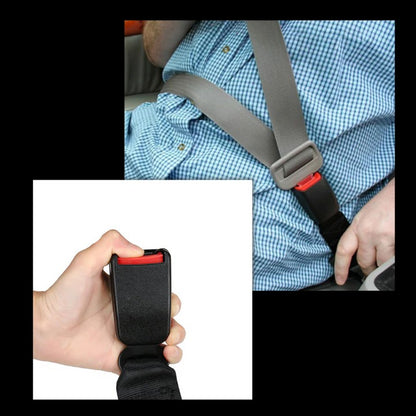 Vehicle Seat Belt Extension Strap with Metal Tongue Connector
