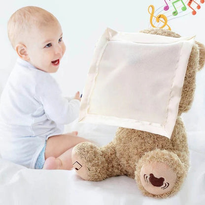 Peek A Boo Teddy Plush Toy for Baby Playtime