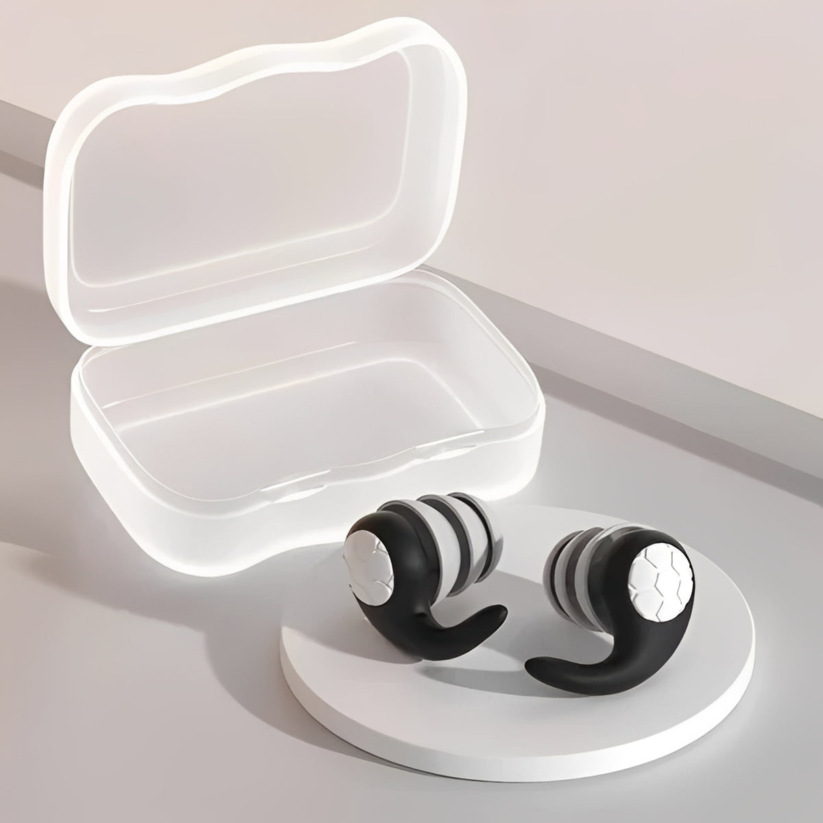 Reusable Silicone Earplugs for Sleep and Noise Reduction