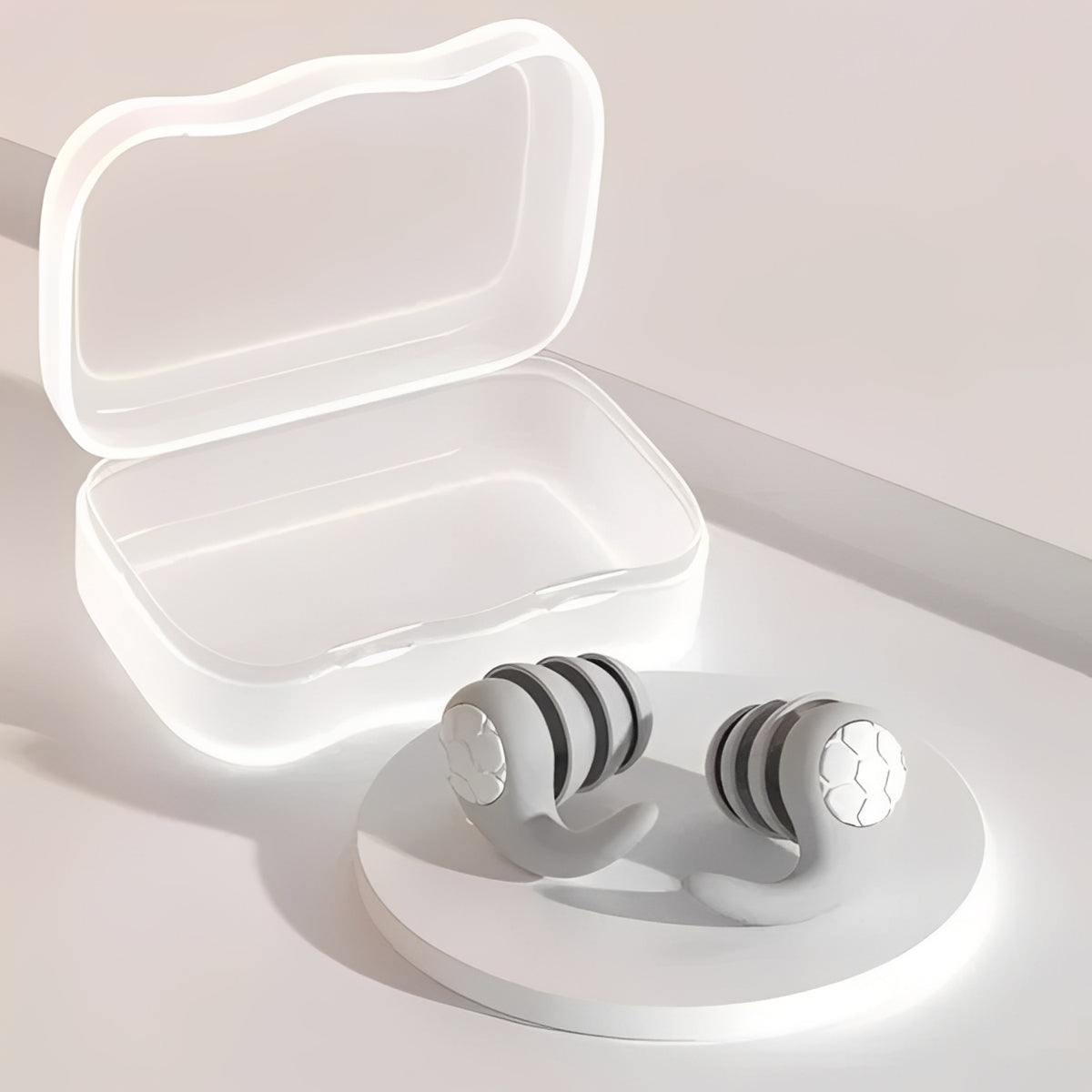 Reusable Silicone Earplugs for Sleep and Noise Reduction
