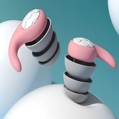 Reusable Silicone Earplugs for Sleep and Noise Reduction