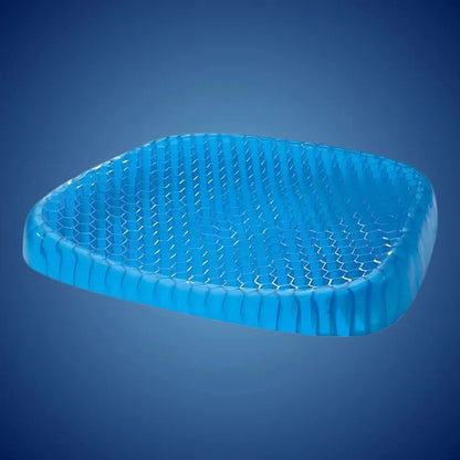 Portable Gel Seat Cushion for Pressure Distribution While Sitting
